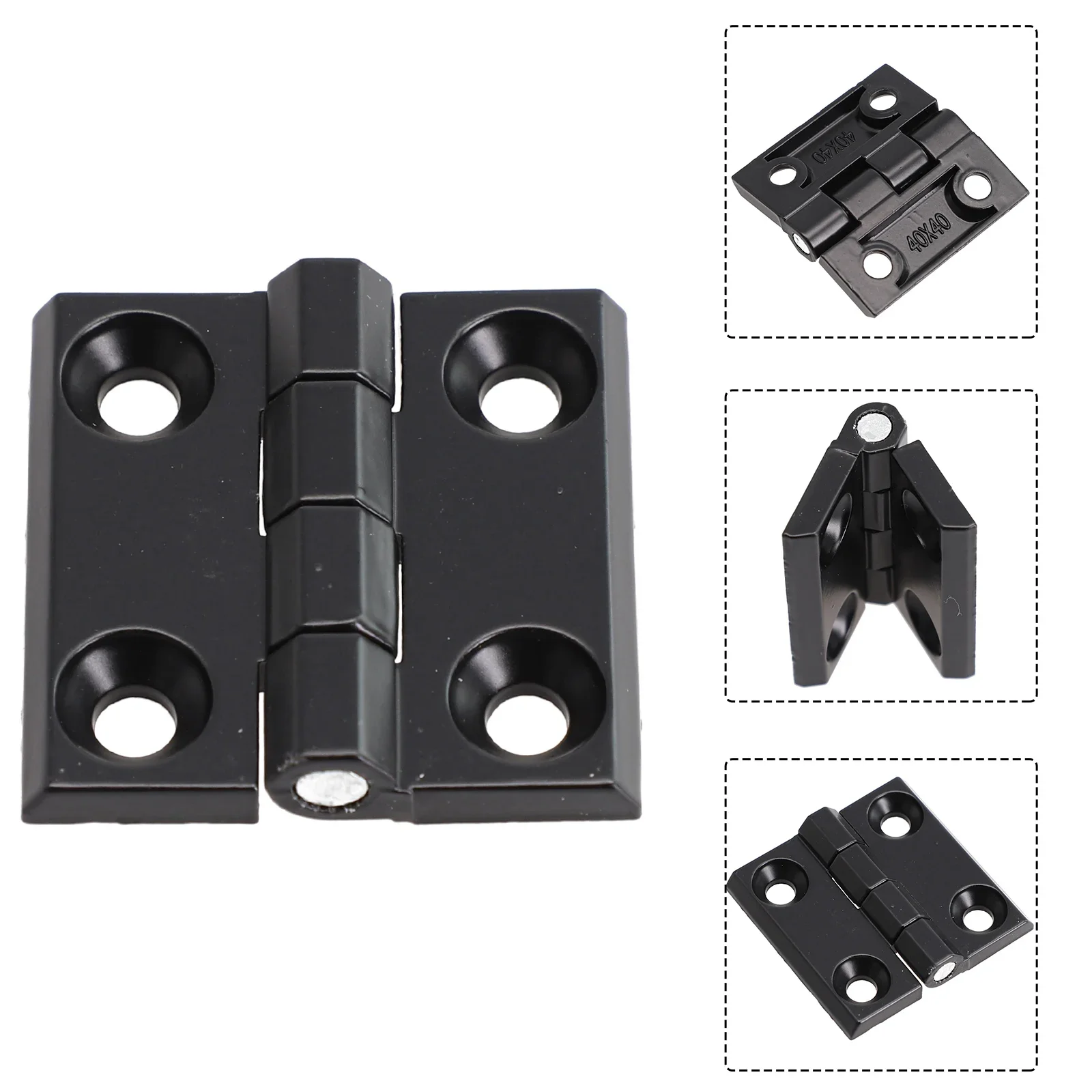 Zinc Alloy Butt Hinges Door Metal Black Hinges Cabinet Box Backflap Shed Butt Cabinet Drawer Hardware Hinge For Furniture